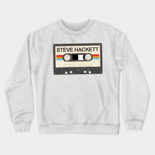 kurniamarga vintage cassette tape Steve Hackett Crewneck Sweatshirt